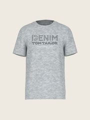 Tom Tailor Miesten T-paita, vaaleanharmaa hinta ja tiedot | Miesten T-paidat | hobbyhall.fi