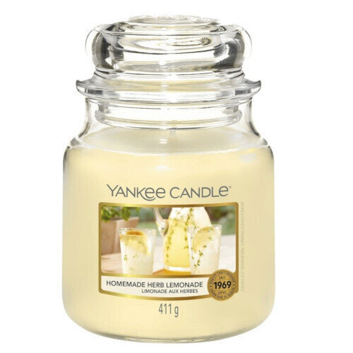 Yankee Candle tuoksukynttilä Homemade Herb Lemonade 411 g hinta ja tiedot | Kynttilät ja kynttilänjalat | hobbyhall.fi