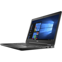 Dell Latitude 5580 Intel Core i7-7600U 16/256GB SSD Windows 11 Pro Musta hinta ja tiedot | Kannettavat tietokoneet | hobbyhall.fi