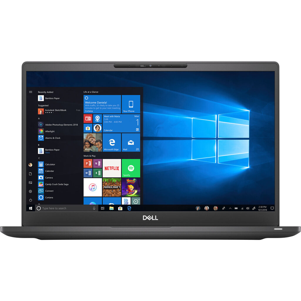 Dell Latitude 7300 Intel Core i5-8365U 8/512GB SSD Windows 11 Pro Musta hinta ja tiedot | Kannettavat tietokoneet | hobbyhall.fi