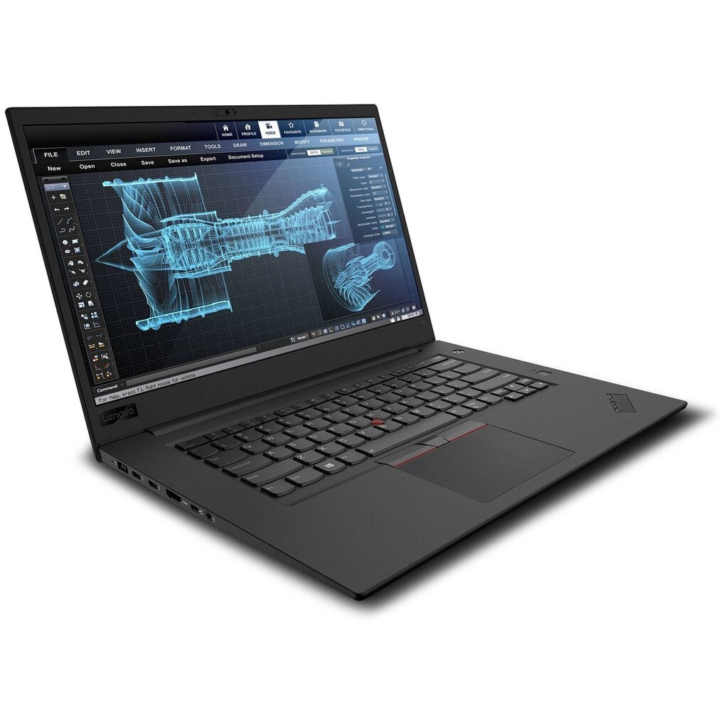 Lenovo ThinkPad P1 Gen 1 Intel Core i7-8850H 32/1TB SSD NVIDIA Quadro P2000 Win 11 Pro Musta Matta hinta ja tiedot | Kannettavat tietokoneet | hobbyhall.fi