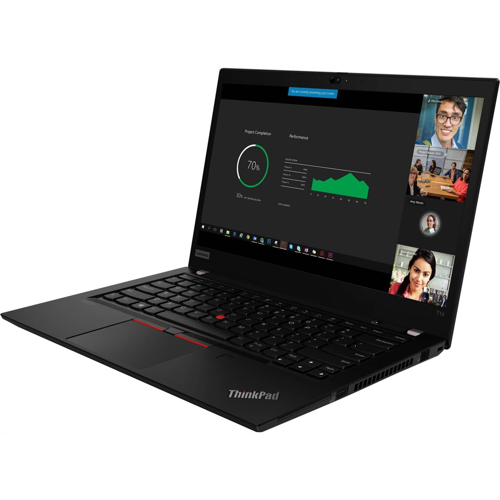 Lenovo Thinkpad T14 Gen 1 (Intel) 14 Intel Core i5-10210U 16/256GB SSD Windows 11 Pro Musta Matta hinta ja tiedot | Kannettavat tietokoneet | hobbyhall.fi