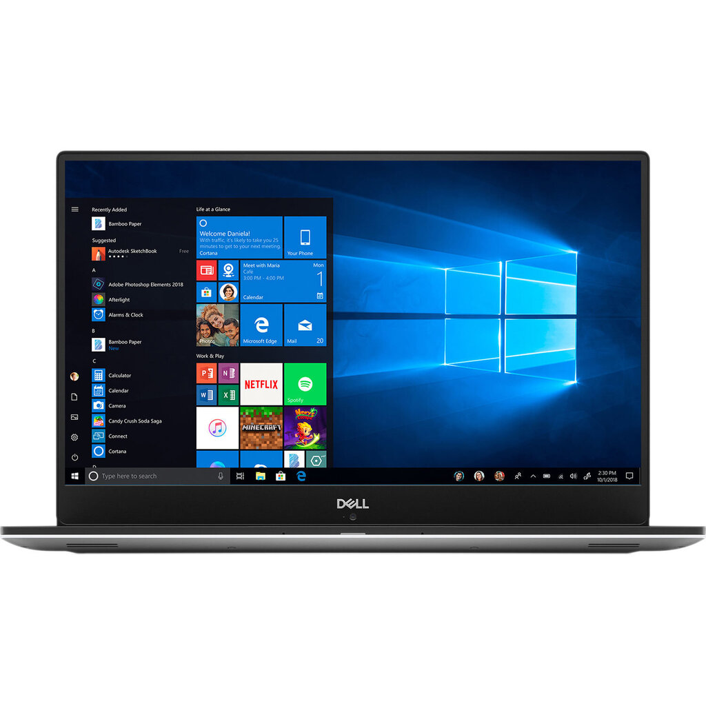 Dell Precision 5530 Intel Core i9-8950HK 32/512 GB SSD NVIDIA Quadro P2000 Windows 11 Pro Musta hinta ja tiedot | Kannettavat tietokoneet | hobbyhall.fi