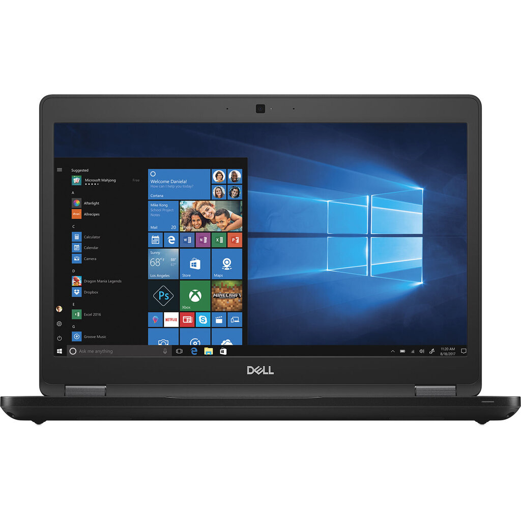 Dell Latitude 5490 Intel Core i5-8350U 8G/256GB SSD Windows 11 Pro Musta hinta ja tiedot | Kannettavat tietokoneet | hobbyhall.fi