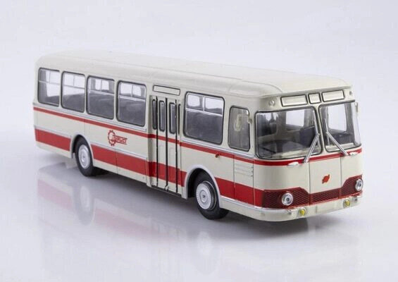 LIAZ 677V 1970 White/Red NA48 MODIMIO 1:43 hinta ja tiedot | Pienoismallit | hobbyhall.fi