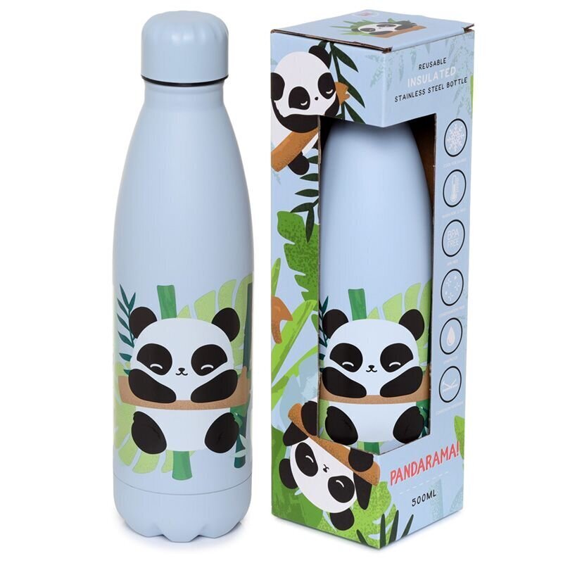 Pandarama Kuumien ja kylmien juomien pullo 500 ml hinta ja tiedot | Termoskannut ja termosmukit | hobbyhall.fi