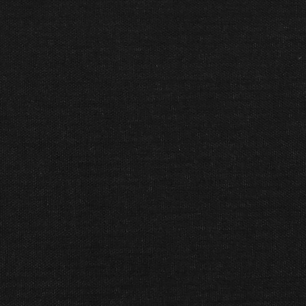 Sängynrunko jousilla, musta, 200x200cm, kangas hinta ja tiedot | Sängyt | hobbyhall.fi