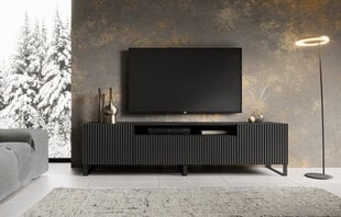 TV-kaappi ADRK Furniture Noemi, musta hinta ja tiedot | TV-tasot | hobbyhall.fi