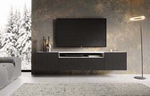 TV-kaappi ADRK Furniture Noemi, musta/valkoinen hinta ja tiedot | TV-tasot | hobbyhall.fi