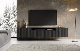 TV-kaappi ADRK Furniture Noemi, musta hinta ja tiedot | TV-tasot | hobbyhall.fi