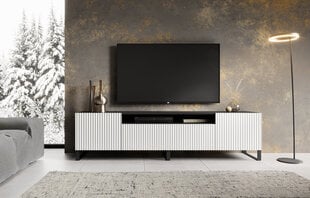 TV-kaappi ADRK Furniture Noemi, musta/valkoinen hinta ja tiedot | TV-tasot | hobbyhall.fi