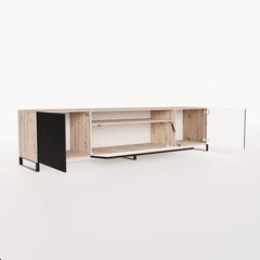 TV-kaappi ADRK Furniture Noemi, musta/puinen hinta ja tiedot | TV-tasot | hobbyhall.fi