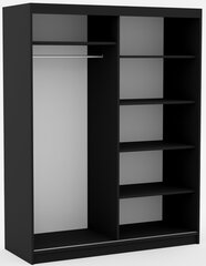 Spinta ADRK Furniture Delia 160, juoda hinta ja tiedot | Kaapit | hobbyhall.fi