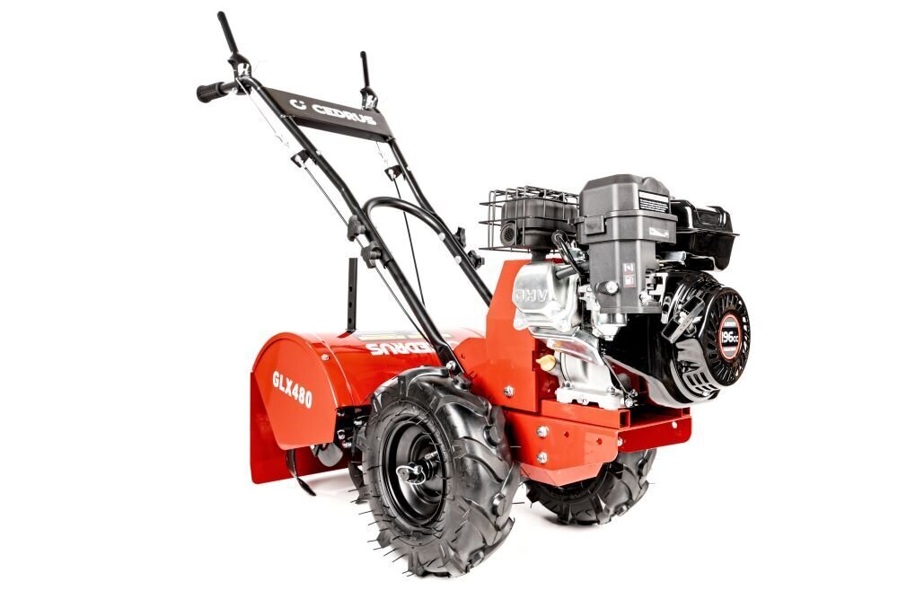 Bensiini kultivaattori CEDRUS 48cm Loncin H200 hinta ja tiedot | Nurmikon ilmaajat ja jyrsimet | hobbyhall.fi