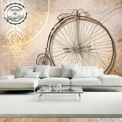 Valokuvatapetti - Vintage bicycles - sepia 200x140 cm hinta ja tiedot | Valokuvatapetit | hobbyhall.fi