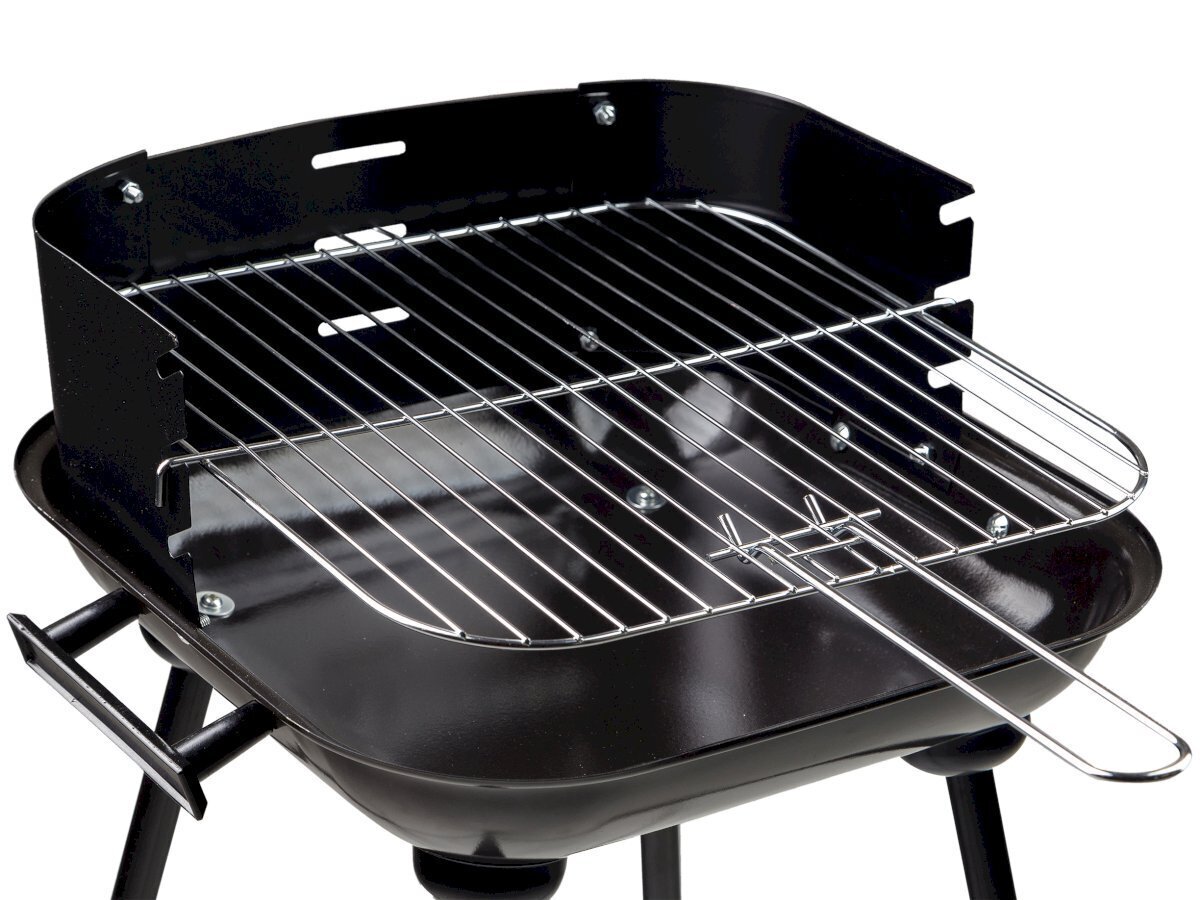 Puutarhagrilli säädettävällä piknik-grillillä, ModernHome 1SL4040, 40 cm. x 40 cm. x 60 cm. hinta ja tiedot | Grillit | hobbyhall.fi