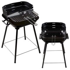 Puutarhagrilli säädettävällä piknik-grillillä, ModernHome 1SL4040, 40 cm. x 40 cm. x 60 cm. hinta ja tiedot | Grillit | hobbyhall.fi