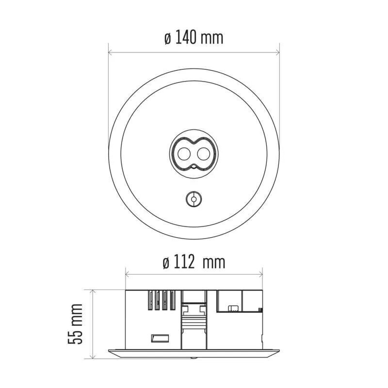 Emos turvavalo 3W 240lm 3h MT hinta ja tiedot | Tuuletinvalaisimet | hobbyhall.fi