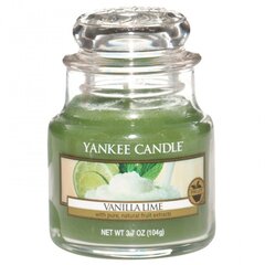Tuoksukynttilä Yankee Candle Vanilla Lime, 104 g hinta ja tiedot | Kynttilät ja kynttilänjalat | hobbyhall.fi