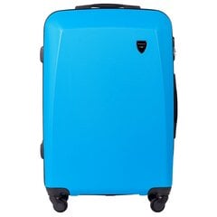 Keskikokoinen matkalaukku 0125, vaaleansininen hinta ja tiedot | Matkalaukut ja -kassit | hobbyhall.fi