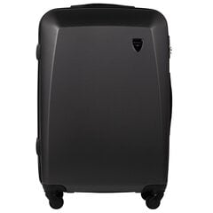 Keskikokoinen matkalaukku 0125, tummanharmaa hinta ja tiedot | Matkalaukut ja -kassit | hobbyhall.fi