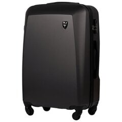 Keskikokoinen matkalaukku 0125, tummanharmaa hinta ja tiedot | Matkalaukut ja matkakassit | hobbyhall.fi