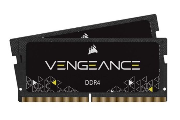 Corsair 64 Gt 82 x 32 Gt, DDR4 3200 MHz SODIMM Vengeance, musta PCB 1,2 V hinta ja tiedot | Muisti (RAM) | hobbyhall.fi