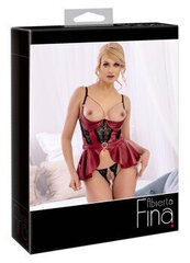 Shelf Bra Set alusvaatesetti red 75B/S hinta ja tiedot | Seksikkäät asut naisille | hobbyhall.fi