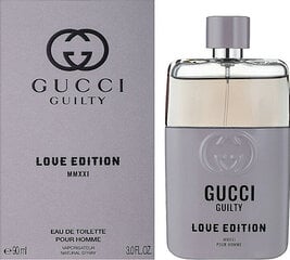 Gucci Guilty Love Edition MMXXI Pour Homme EDT hinta ja tiedot | Miesten hajuvedet | hobbyhall.fi