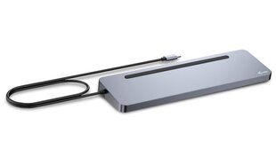 I-TEC USB-C ERGO 3X LCD keskitin hinta ja tiedot | Adapterit | hobbyhall.fi