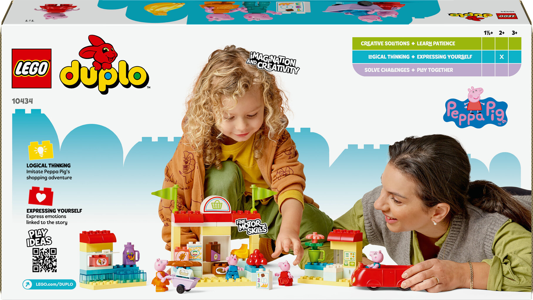 10434 LEGO® DUPLO Pipsa Possun supermarket hinta ja tiedot | LEGOT ja rakennuslelut | hobbyhall.fi