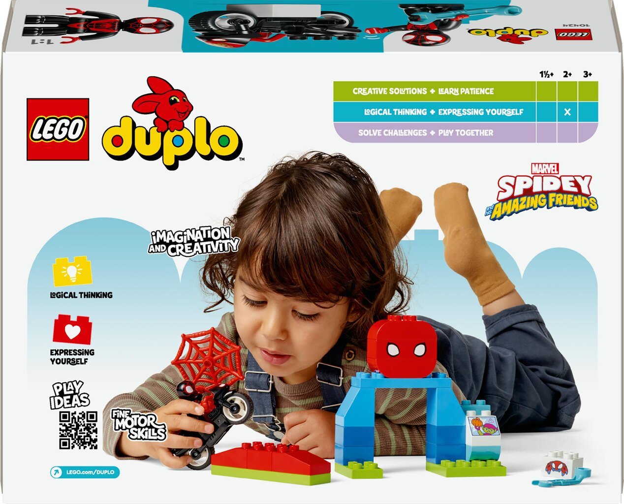 10424 LEGO® DUPLO Spinin moottoripyöräseikkailu hinta ja tiedot | LEGOT ja rakennuslelut | hobbyhall.fi