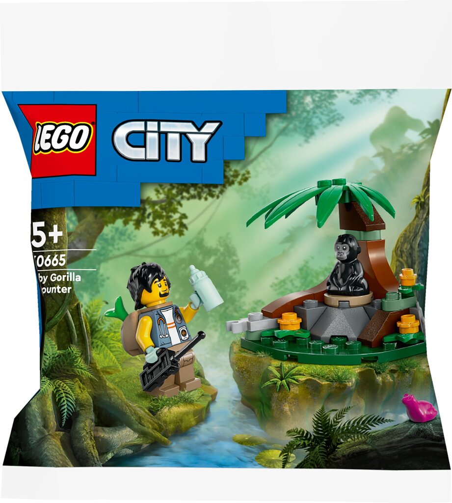 30665 LEGO® City Kohtaaminen gorillan poikasen kanssa hinta ja tiedot | LEGOT ja rakennuslelut | hobbyhall.fi