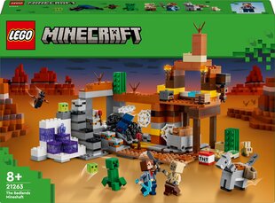 21263 LEGO® Minecraft Erämaan kaivoskuilu hinta ja tiedot | LEGOT ja rakennuslelut | hobbyhall.fi