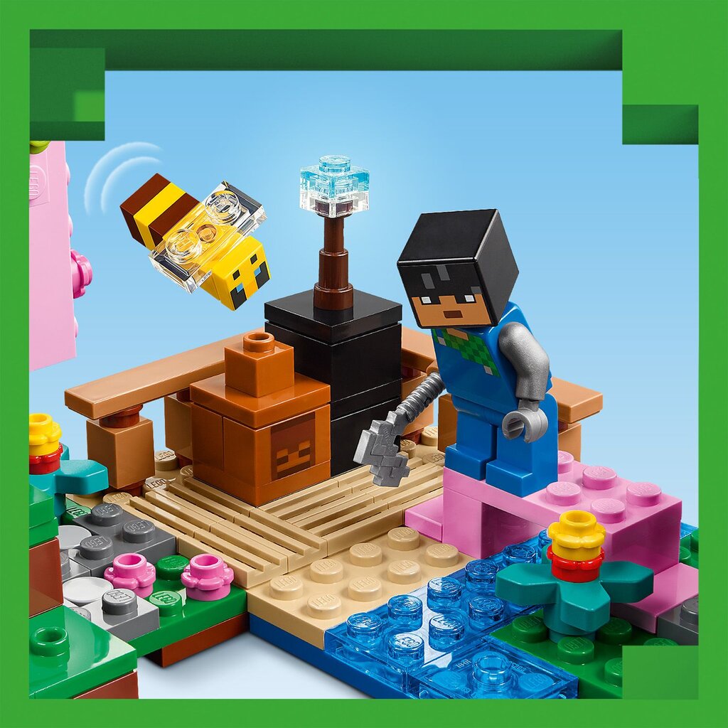 21260 LEGO® Minecraft Kukkiva kirsikkapuutarha hinta ja tiedot | LEGOT ja rakennuslelut | hobbyhall.fi