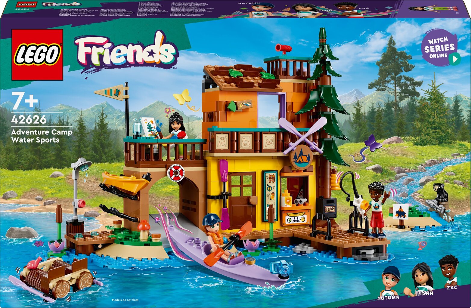 42626 LEGO® Friends Vesiurheilua seikkailuleirillä hinta ja tiedot | LEGOT ja rakennuslelut | hobbyhall.fi