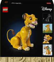 43247 LEGO® Disney Nuori leijonakuningas Simba hinta ja tiedot | LEGOT ja rakennuslelut | hobbyhall.fi