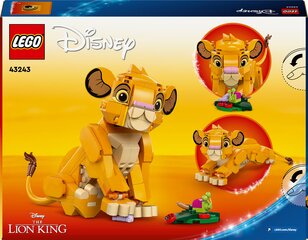 43243 LEGO® Disney Leijonanpentu Simba hinta ja tiedot | LEGOT ja rakennuslelut | hobbyhall.fi