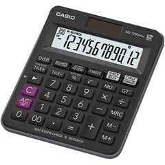 Casio 120 d plus -laskin, musta hinta ja tiedot | Casio Koulutarvikkeet | hobbyhall.fi