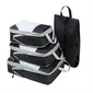 Compression Packing Cubes, 4 kpl, musta hinta ja tiedot | Matkalaukut ja matkakassit | hobbyhall.fi