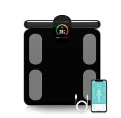 Fitstar 8 Electrode Body Health -analysaattorivaaka älypuhelinsovelluksella, musta hinta ja tiedot | Vaa'at | hobbyhall.fi