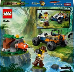 60424 LEGO® City Viidakkotutkijan mönkijä ja kultapanda hinta ja tiedot | LEGOT ja rakennuslelut | hobbyhall.fi