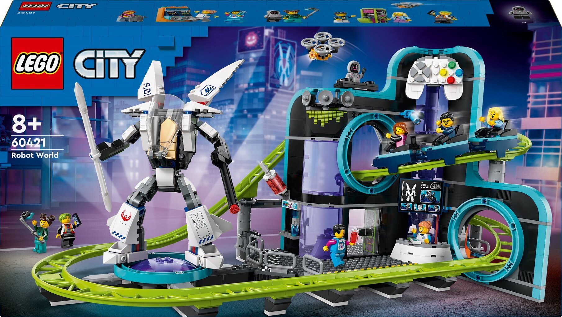 60421 LEGO® City Robottimaailman vuoristorata hinta ja tiedot | LEGOT ja rakennuslelut | hobbyhall.fi