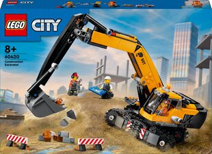 60420 LEGO® City Keltainen rakennuskaivuri hinta ja tiedot | LEGOT ja rakennuslelut | hobbyhall.fi