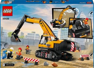60420 LEGO® City Keltainen rakennuskaivuri hinta ja tiedot | LEGOT ja rakennuslelut | hobbyhall.fi