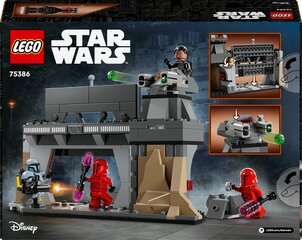 75386 LEGO® Star Wars Paz Vizsla™ ja Moff Gideon™ taistelussa hinta ja tiedot | LEGOT ja rakennuslelut | hobbyhall.fi