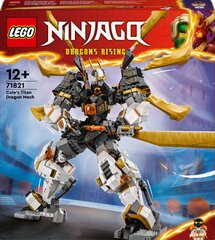 71821 LEGO® Ninjago Colen titaanilohikäärmerobotti hinta ja tiedot | LEGOT ja rakennuslelut | hobbyhall.fi