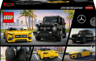 76924 LEGO® Speed Champions Automobiliai Mercedes-AMG G 63 ir Mercedes-AMG SL 63 hinta ja tiedot | LEGOT ja rakennuslelut | hobbyhall.fi