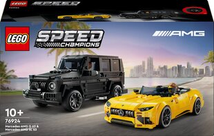 76924 LEGO® Speed Champions Automobiliai Mercedes-AMG G 63 ir Mercedes-AMG SL 63 hinta ja tiedot | LEGOT ja rakennuslelut | hobbyhall.fi