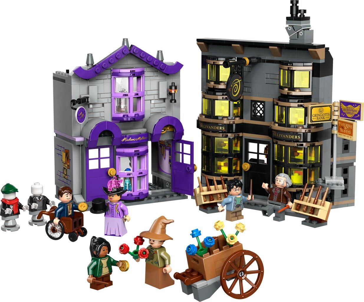 76439 LEGO® Harry Potter Ollivanders™ ja Matami Malkinin kaavut hinta ja tiedot | LEGOT ja rakennuslelut | hobbyhall.fi